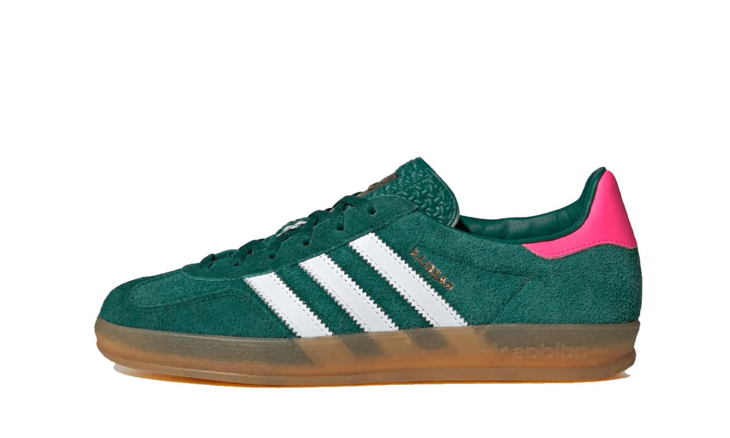 Ad*s gazelle indoor collegiate green lucid pink (women''s)
