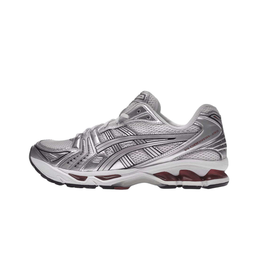 As*ic*s gel-kayano 14 white pure silver
