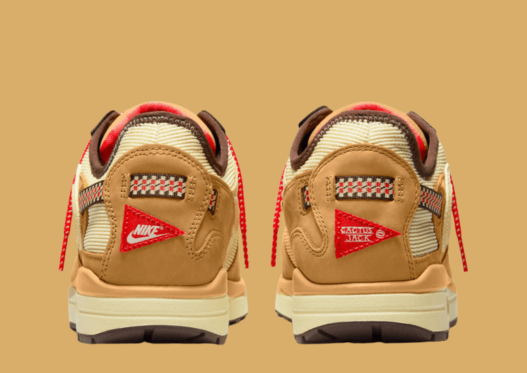 Nike Air Max 1 Travis Scott Cactus Jack Wheat Lemon Drop