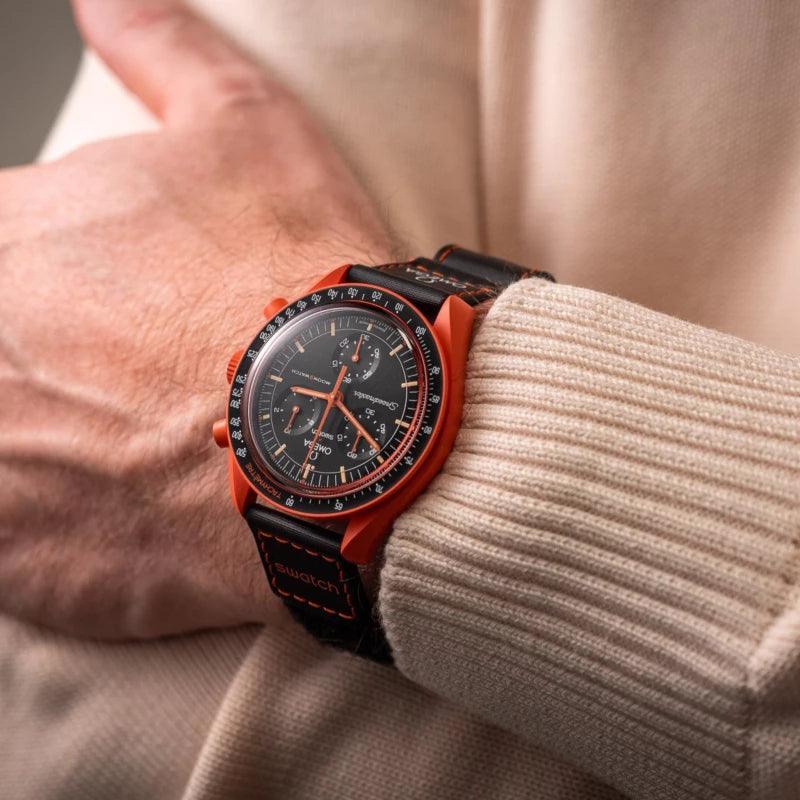 Swatch x Omega Moonswatch Mission On Earth Lava