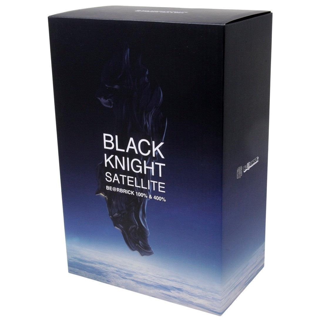 400% & 100% Bearbrick Set - Black Knight Satellite