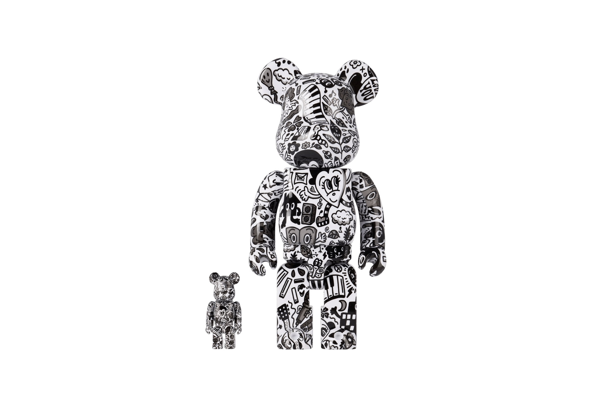 400% & 100% Bearbrick Set - Chocomoo