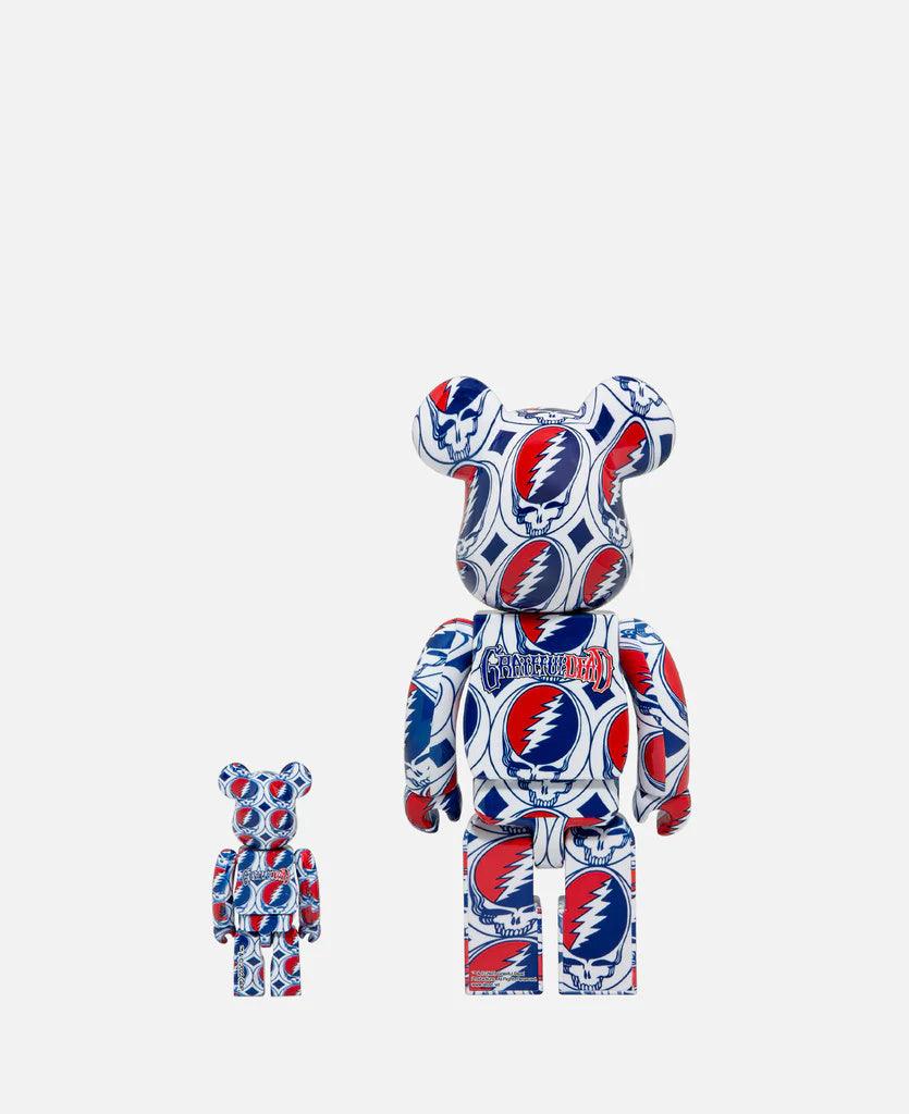 400% & 100% bearbrick set - grateful dead (steal your F**e)