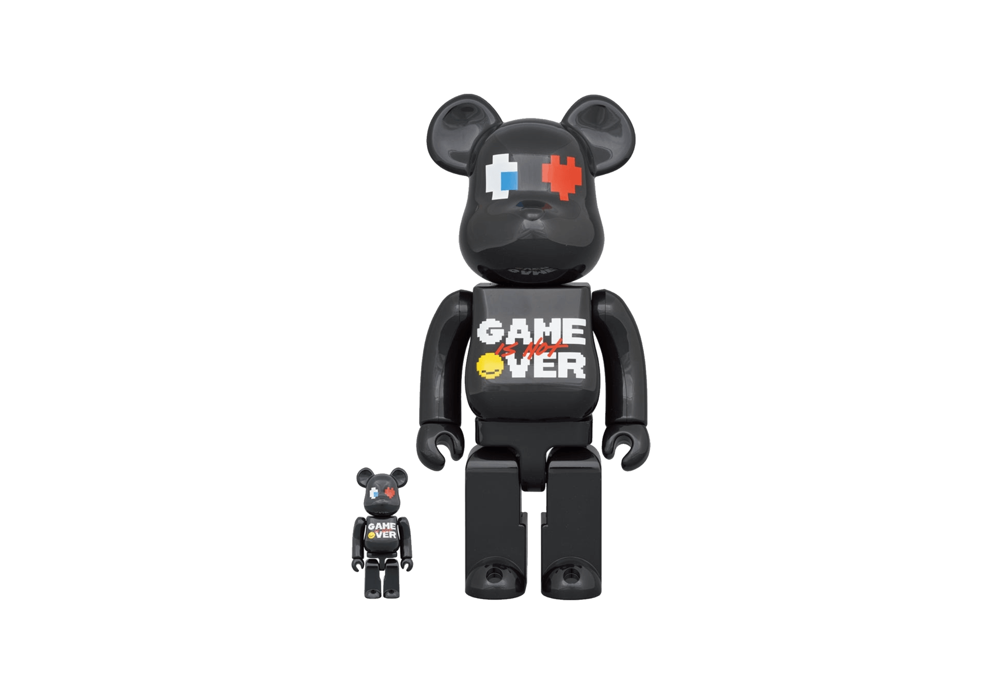 400% & 100% Bearbrick Set - Pac Man x Grafflex (9090 x S.H.I.P & Crew)