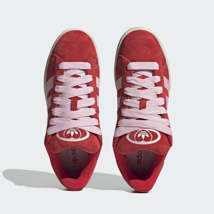 Ad*s campus 00s better scarlet clear pink