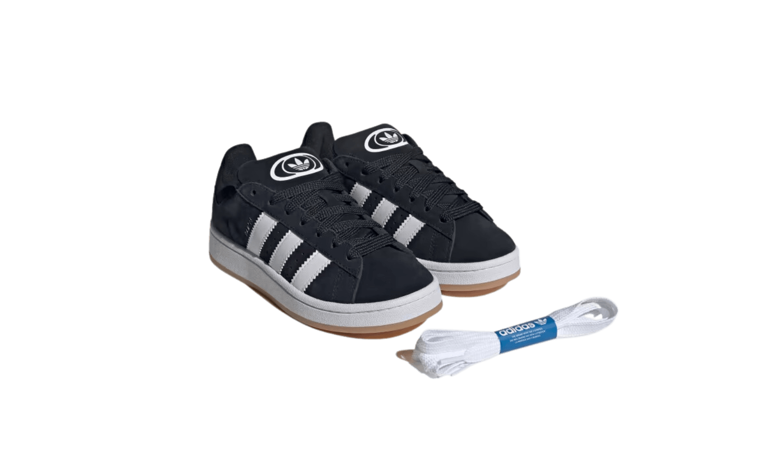 Ad*s campus 00s black white gum (gs)