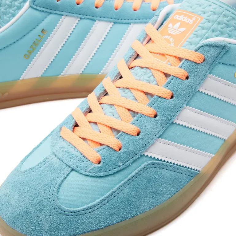 Ad*s gazelle indoor preloved blue white gum