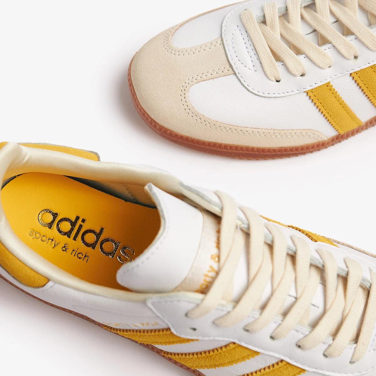 Ad*s samba sporty & rich white bold gold