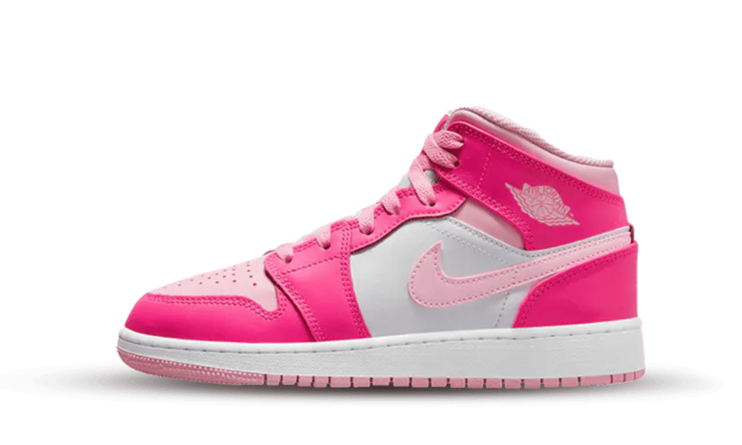 Jordan 1 Mid Fierce Pink (GS)