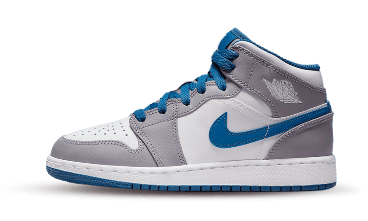Jordan 1 Mid ''True Blue'' GS