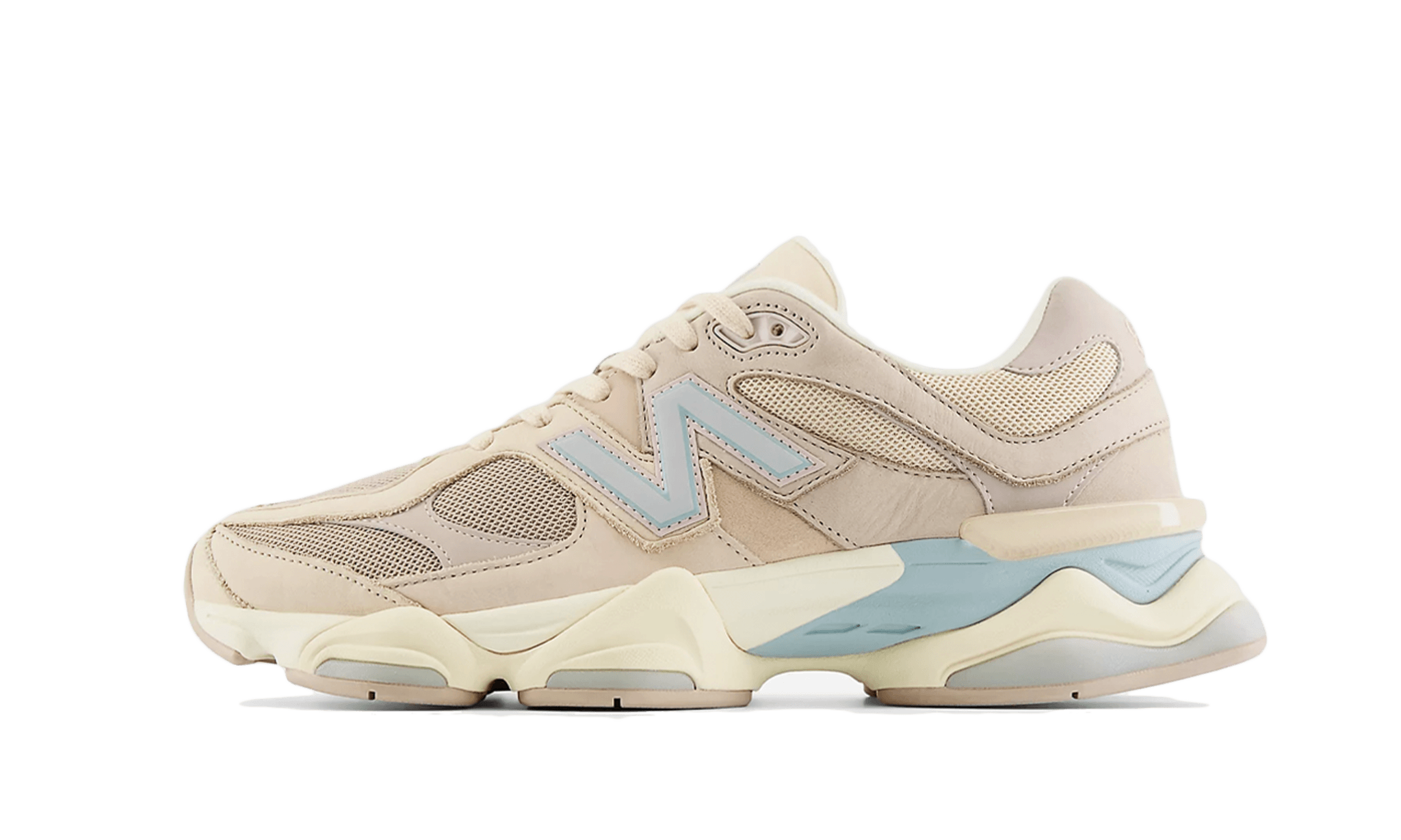 New Balance 9060 Ivory Cream Pink Sand