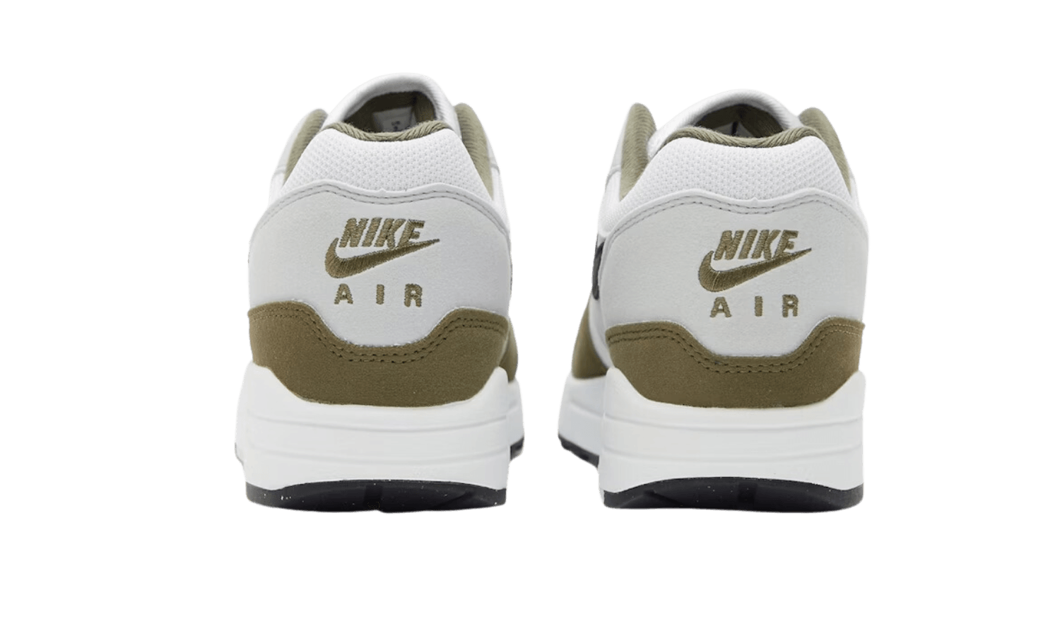 Nike Air Max 1 White Black Medium Olive